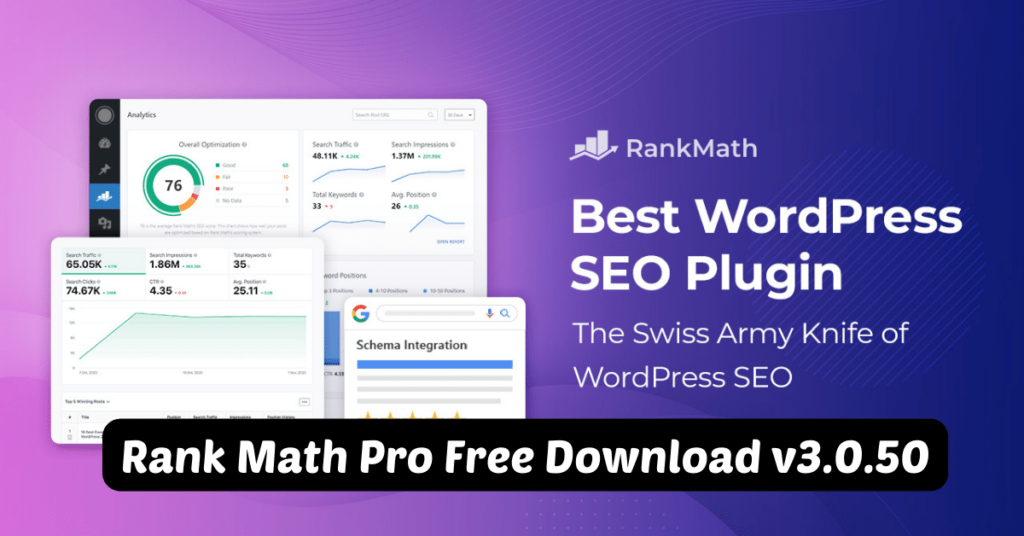 Rank Math Pro Free Download v3.0.50